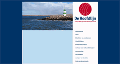 Desktop Screenshot of dehoofdlijn.nl