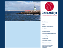 Tablet Screenshot of dehoofdlijn.nl